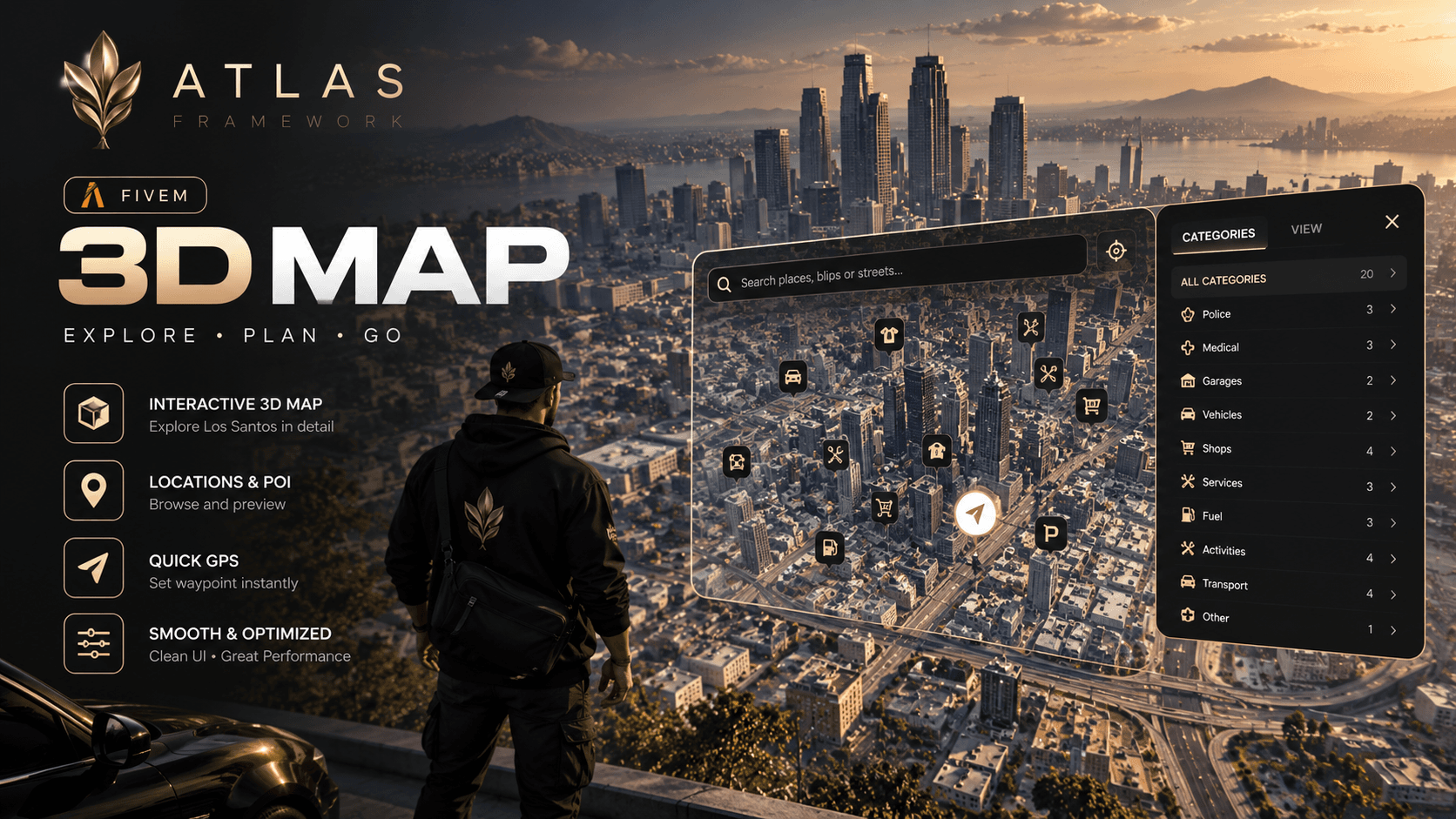 FiveM 3D Map